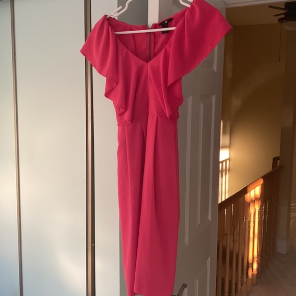 Coral H&M dress size 8 - Picture 2 of 3